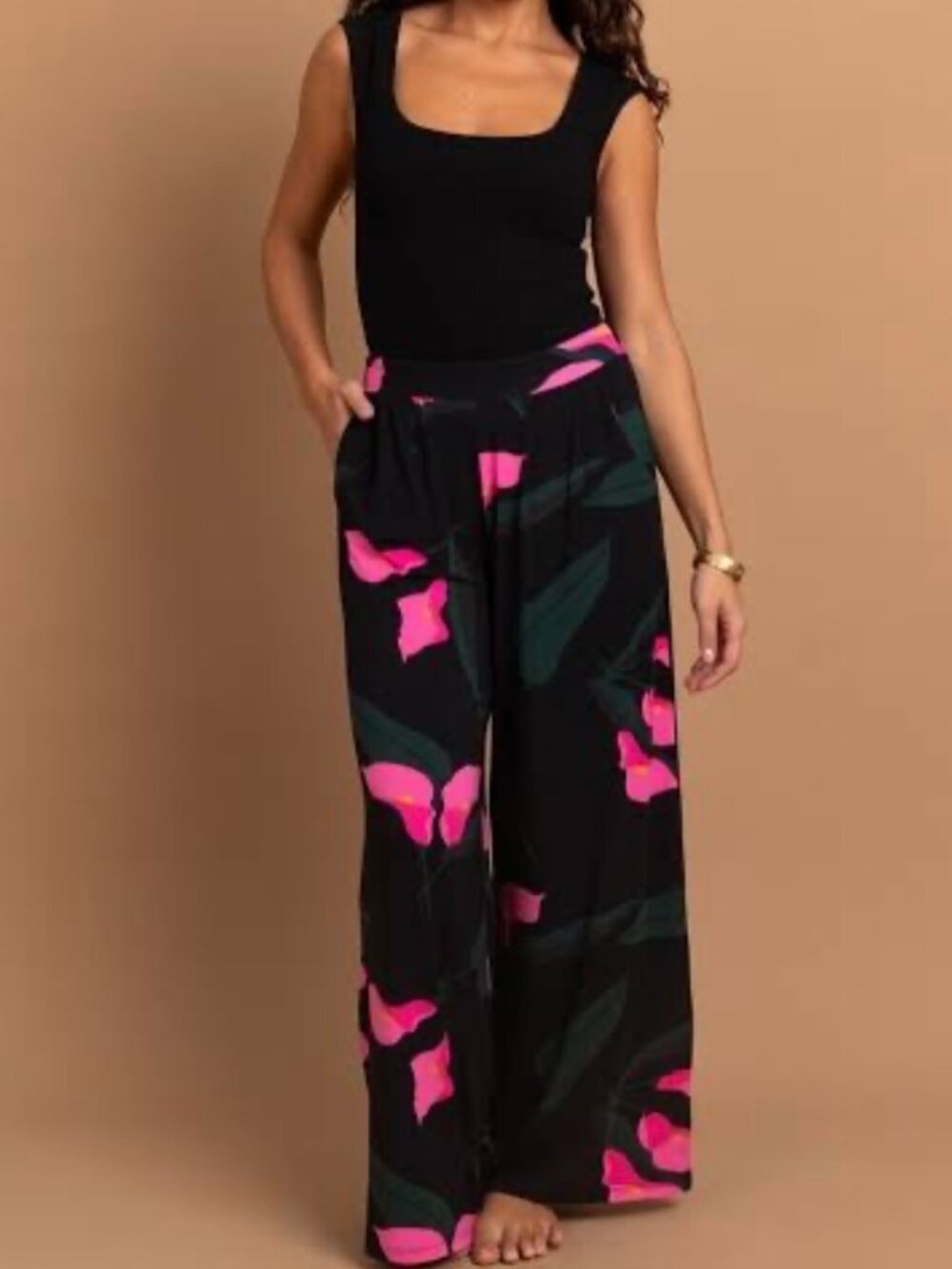 NWT Fighting Eel Pant Petra Jasmine Calla Lily sz XS